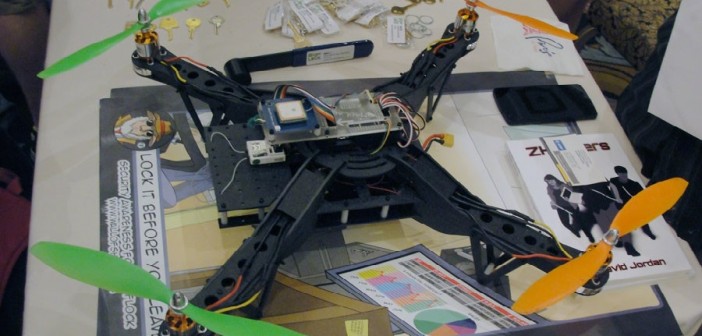 A drone running on Kali Linux that can steal data just by hovering above you