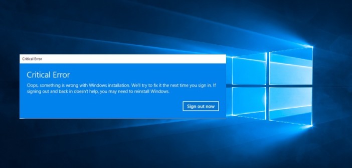 Despite fix, Windows 10 Users Still Getting Critical Errors in Start Menu and Cortana