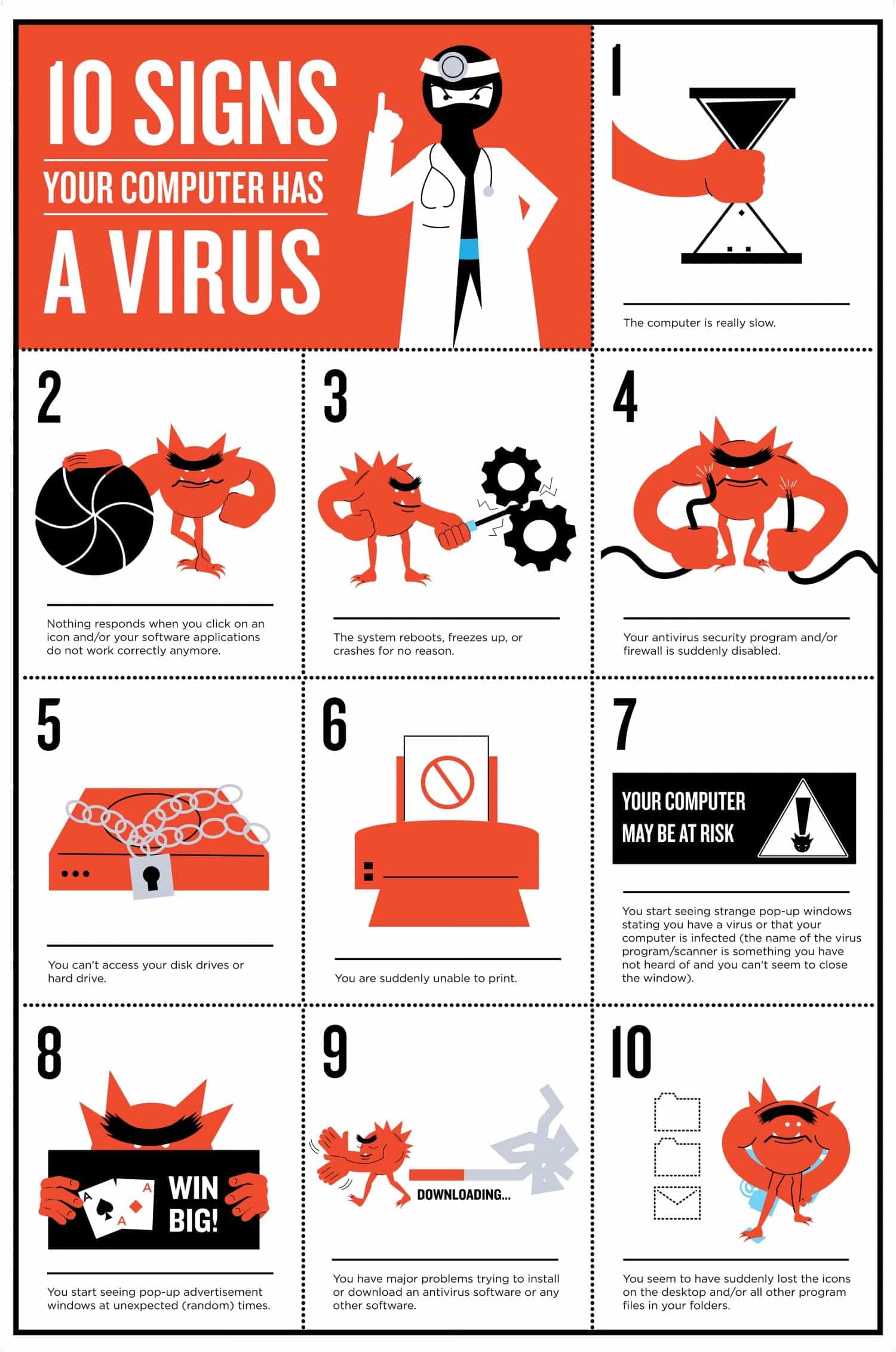 10 sure signs that your Windows computer has a virus » TechWorm