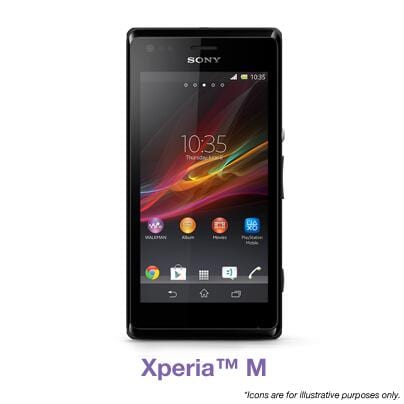 Sony Announces Sony Xperia M and Xperia M dual with 4-Inch display.