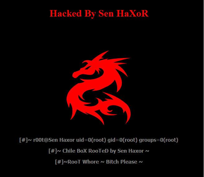 2300+ Domains of Chile, Colombia and Turkey Server rooted, Mass defacement by Sen HaXoR.