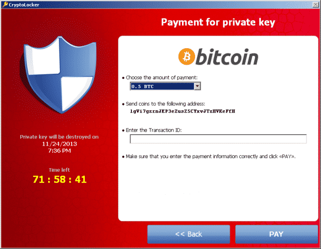 Ransomware CryptoLocker updated to accept BITCOINS, Hackers turn to virtual currency to avoid detection