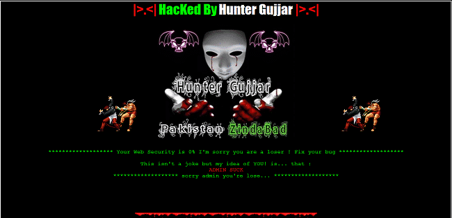 Pakistani hackers targets Indian cyber space again, More than 2000 websites hacked on Republic day of India.