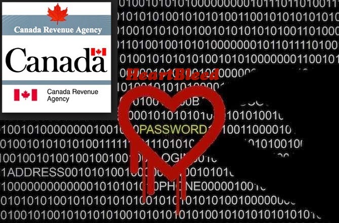 Canada Revenue Agency confirms, hundreds of social security number stolen by hackers using Heratbleed Vulnerability