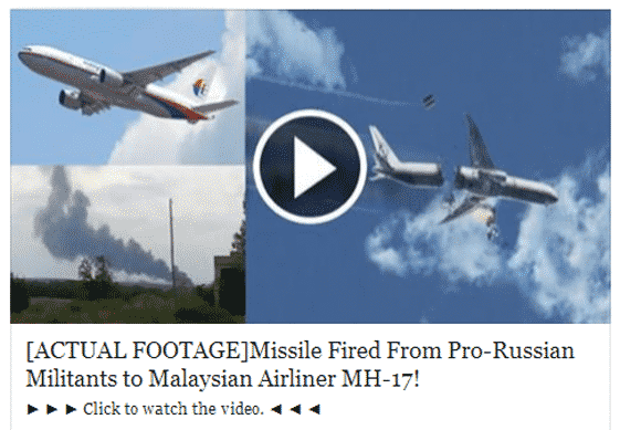 Twitter, Facebook spammers exploit MH17 crash disaster to make quick bucks