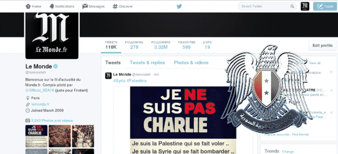 Syrian Electronic Army hacks twitter Account of French Newspaper Le Monde