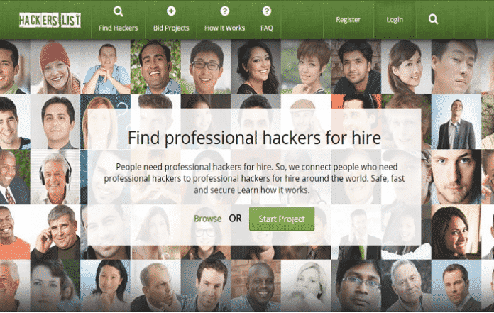 Hackers List; Hack renting portal lets you hire hacker in minutes