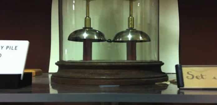 A Battery boosting a bell for last 175 years - yet know one knows how