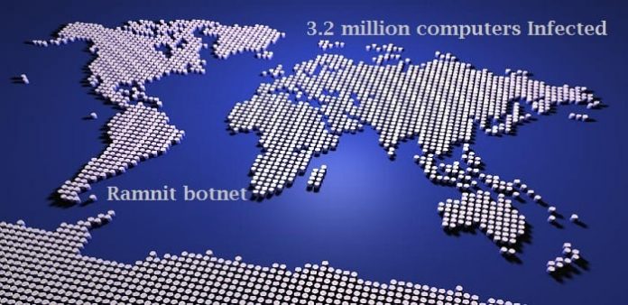 Europol swoop shuts down Ramnit botnet malware campaign which infected 3,200,000 computers worldwide