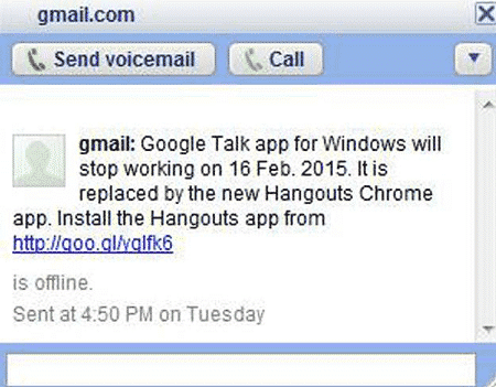 Google to Shut down Gtalk Messenger on February 16th - 12