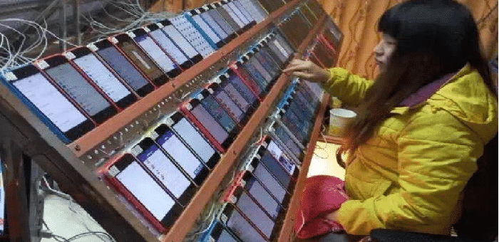 Chinese Woman Using Multiple iPhones To Manipulate Apple Store App Rankings