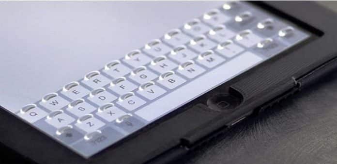 Tactus Morphing Touchscreen Keyboard coming soon for iPad