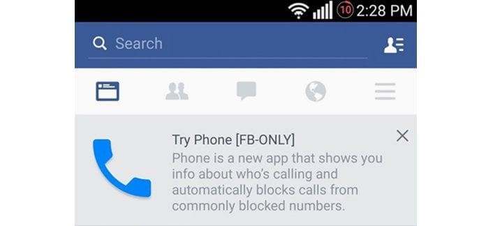 Facebook 'Phone' App makes appearance in Israel
