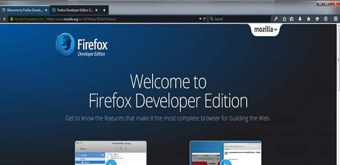 mozilla firefox developer