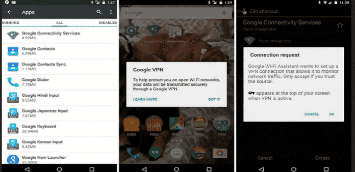Hidden Google VPN Connectivity App seen in latest Android 5.1 Lollipop version on Motorola's Nexus 6