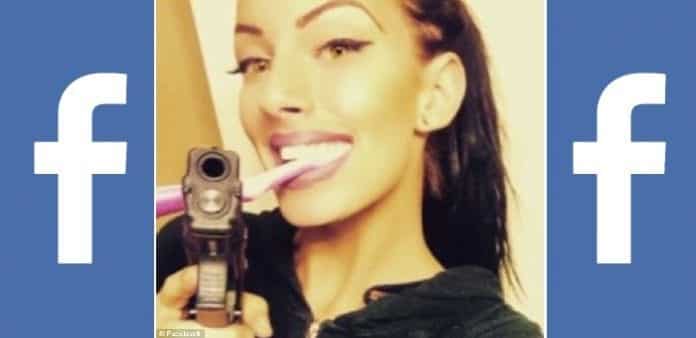 Woman arrested for posting selfie with gun on Facebook