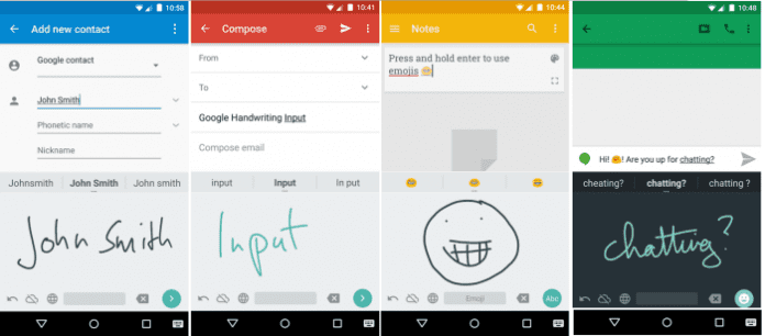 Now scribble with 82 Different Languages with Google’s New Handwriting Apps on Your Android Device