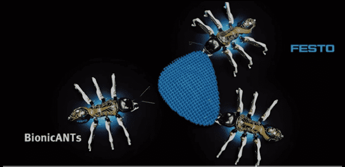 Festos' Robotic ants could replace the factory workers in near future
