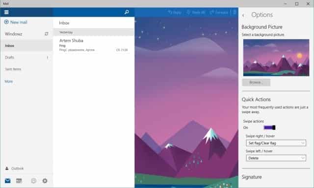 Windows 10 Build 10051 Gets New Email App, Google Calendar Support Added