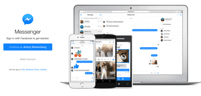 Facebook launches standalone Messenger for web browsers