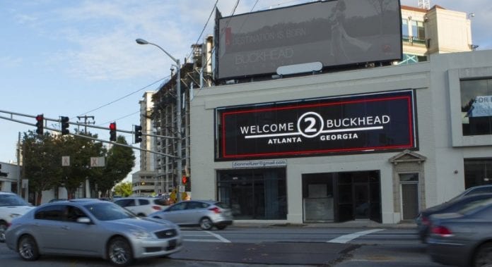 Buckhead Billboard hacked to show nude images of man between ads
