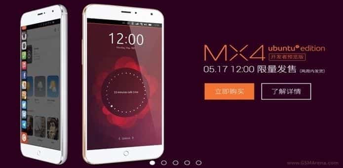 Meizu MX4 Ubuntu Edition hits the shelves in China for ¥1,799 ($290) Europe to follow