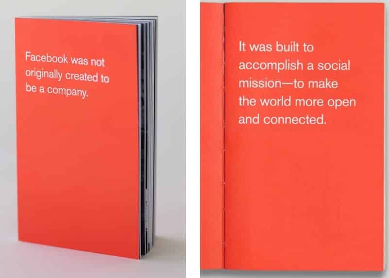 Facebooks' “LITTLE RED BOOK” a peek into Mark Zuckerberg's management skills