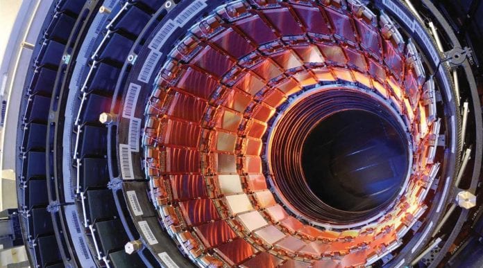 The Large Hadron Collider built by CERN detects an extremely rare particle decay