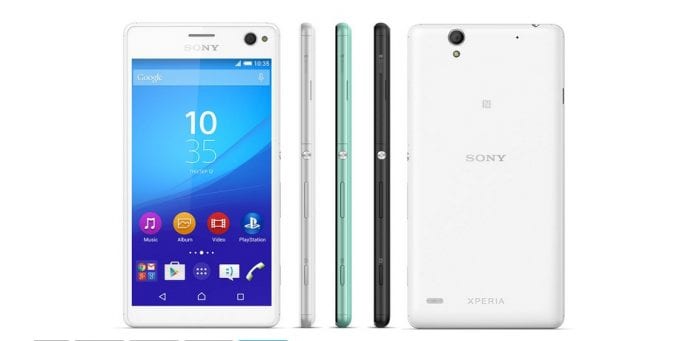 Sony unveils Xperia C4 smartphone with 5 MP front camera and LED flash for selfies