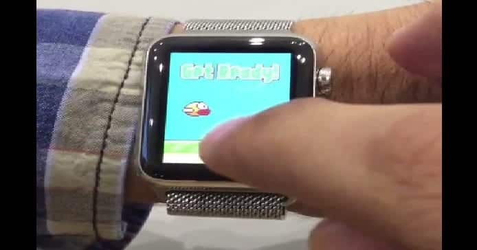 Native Flappy Bird Clone Put Into Hacked Apple Watch