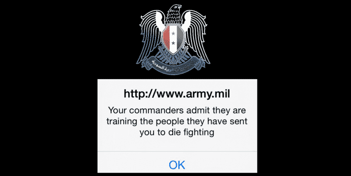 Syrian Electronic Army (SEA) hacks and defaces U.S. Army Website