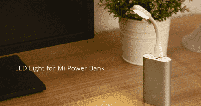 Portable Mi LED Light launched in India by Xiaomi for Rs.199