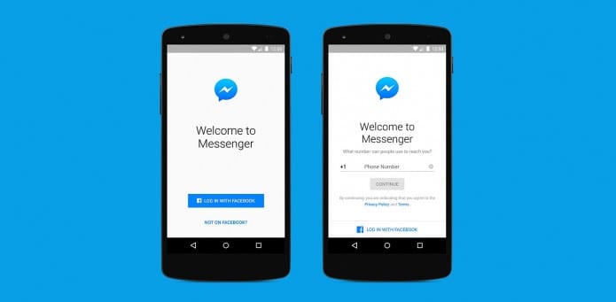 Send messages with Facebook Messenger without creating a Facebook profile
