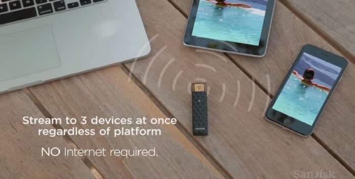 SanDisk announces Wireless Connect Stick which can be used as Wi-Fi media server