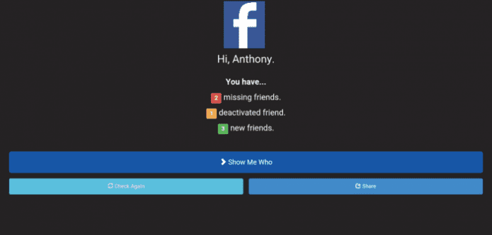 'Who Deleted Me' app wont be accessible on any platform following Facebook takedown