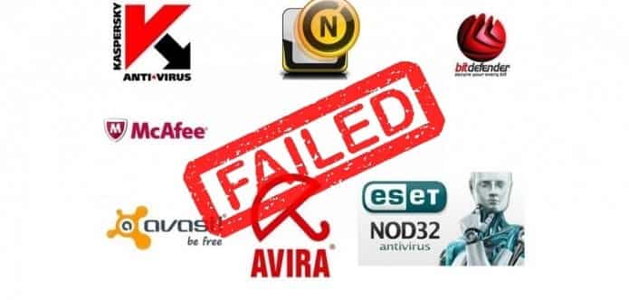 Top Anti-virus like Avast, McAfee, Norton, Avira, Kaspersky and Bitdefender fail miserably in basic security tests