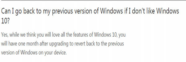 Windows 7 8 8 1 Users Have Only 30 Days to Downgrade After Installing Windows 10 - 64