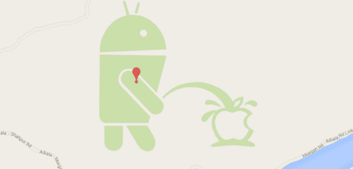 Google restores Map Maker months after it was suspended for vandalism of Android peeing on Apple