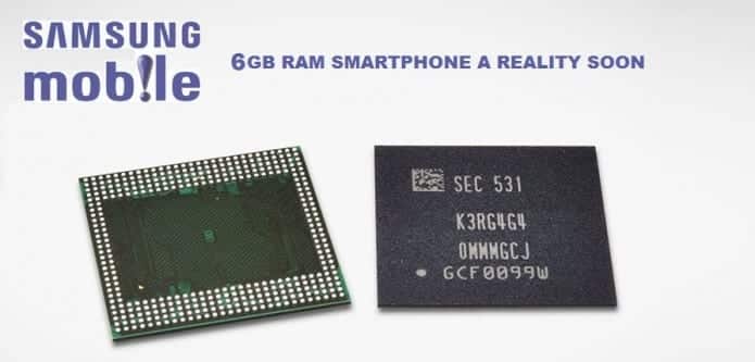 Samsung's LPDDR4 Chips will make 6GB RAM smartphones a reality