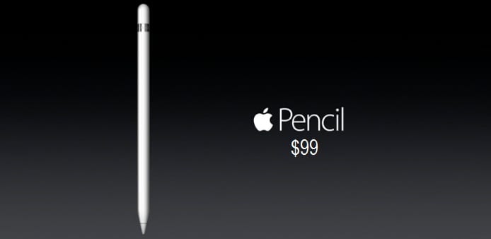 Apple announces the Apple Pencil, a stylus for the iPad Pro