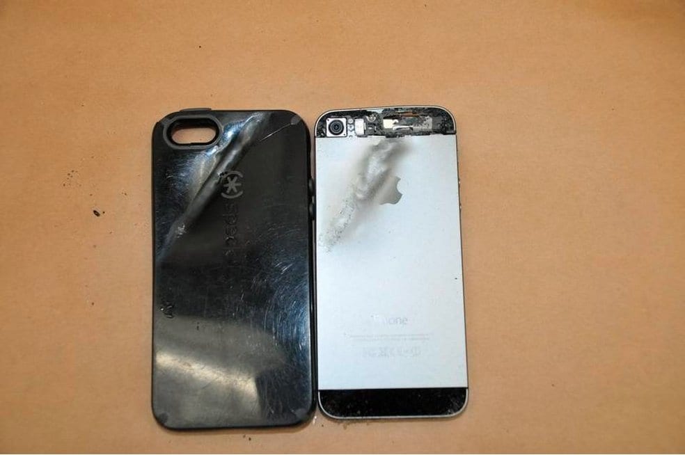This iPhone saved its owners life by stopping a bullet!
