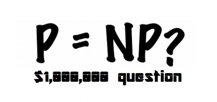 The $1,000,000 question about P vs NP could solve many questions of Internet security