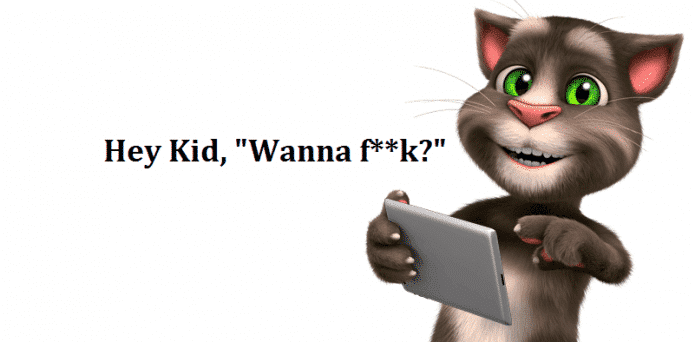 My Talking Tom App dishes out NSFW Ads to kids