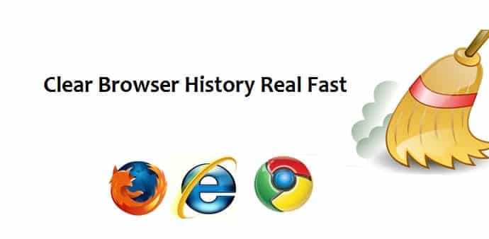 Here is how to clear your browser history real fast