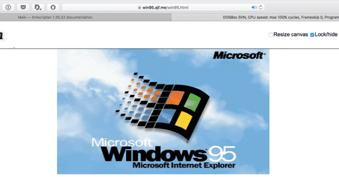 Now run Windows 95 in your browser with this hack