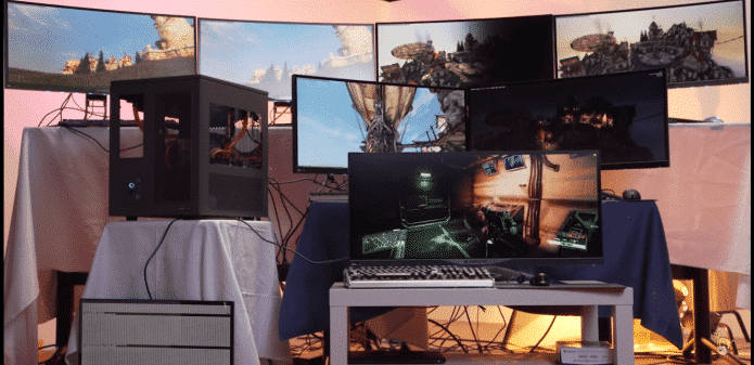 This single CPU gaming PC with 256GB RAM allows seven players to game at once