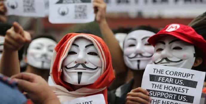 Anonymous Hong Kong warns China of mass cyber attacks over missing book publisher