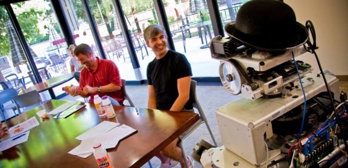 Larry Page at Willow Garage in 2009