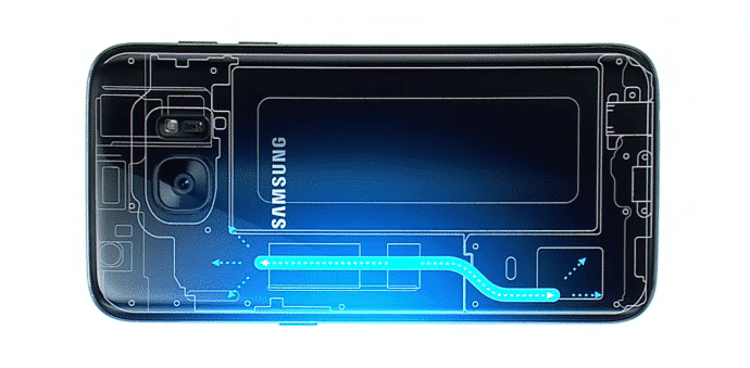 Samsung's Galaxy S7 is the first smartphone to feature a clever liquid cooling system
