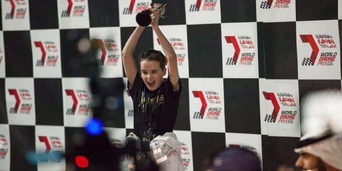 15 Year-Old Wins $250,000 at World Drone Prix 2016